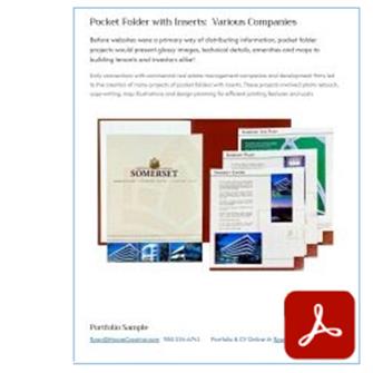 Pocket Folders w Inserts